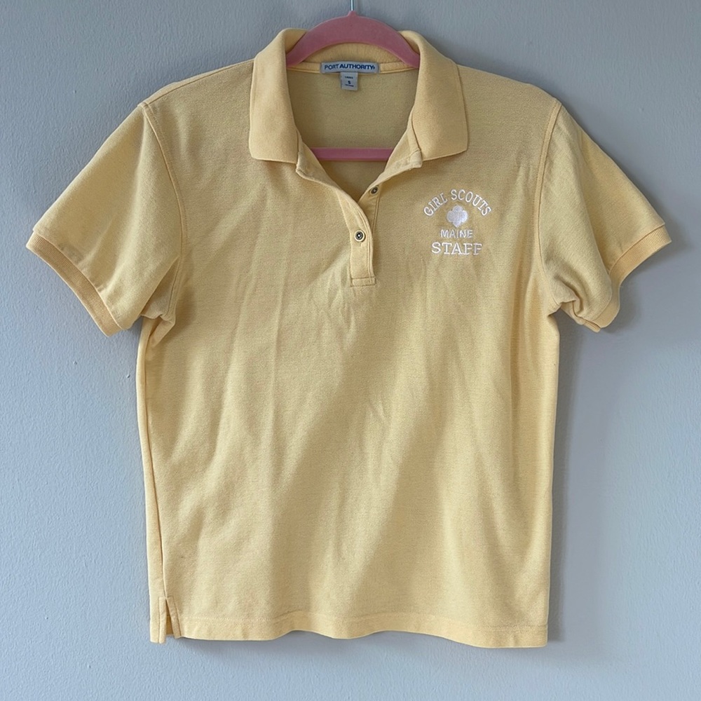 Vintage Girl Scouts Staff of Maine Polo